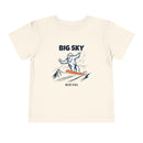 Big Sky, Montana Yeti Snowboard Toddler Tee-1