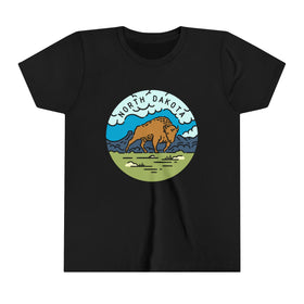 North Dakota Youth T-Shirt - Unisex Kids North Dakota Shirt