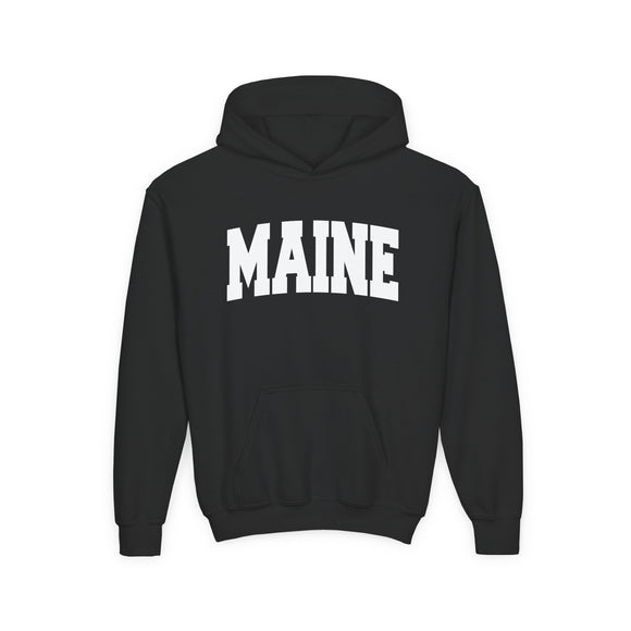 Maine Youth Hoodie - Kids Maine Hooded Sweatshirt
