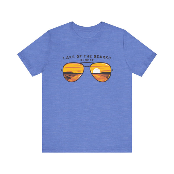 Lake of the Ozarks, Missouri T Shirt - Sunglasses Lake Graphic Tee