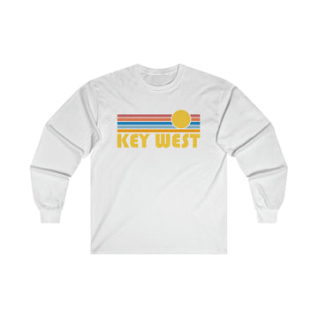 Key West, Florida Long Sleeve Shirt - Retro Unisex Shirt - 0