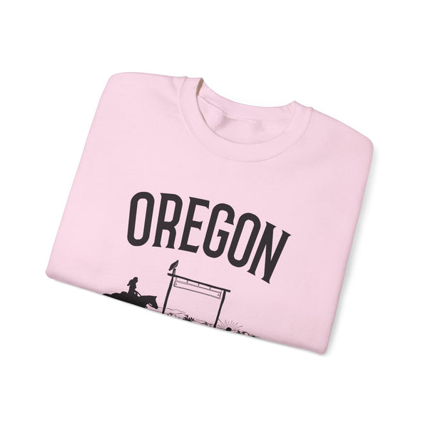 Oregon Sweatshirt - Oregon Cowgirl Graphic Crewneck
