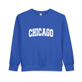 Chicago, Illinois Toddler Sweatshirt - Chicago Toddler Crewneck Sweatshirt