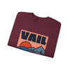 Vail, Colorado Sweatshirt Retro Mountains, Vail Unisex Graphic Crewneck