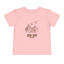 Big Sky, Montana Toddler T-Shirt — Vintage Gondola Ski Mountain Tee-4