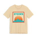 Retro Stowe, Vermont T-Shirt, Mountain Sun Tee, Unisex Graphic Shirt, Vintage Stowe, Vermont Top, Outdoor Adventure Clothing-17