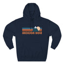 Jackson Hole, Wyoming Hoodie - Retro Mountain Unisex Sweatshirt-7