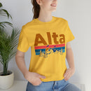 Alta, Utah Shirt - Mountain Sunset Unisex Alta T-Shirt-106