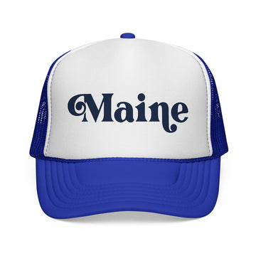 Buy royal Maine Retro Mountains Trucker Hat