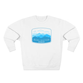 Premium Burlington, Vermont Sweatshirt Unisex Crewneck, Premium Sweatshirt, Crewneck Jumper, Ski Resort Apparel