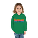 Bozeman Toddler Hoodie - Retro Mountain Sun Unisex Bozeman Toddler Sweatshirt-11