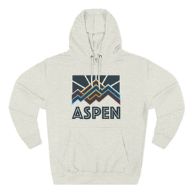 Aspen, Colorado Hoodie - Retro Mountain Unisex Sweatshirt