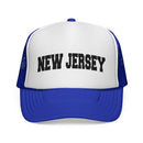 New Jersey Retro Collegiate Style Trucker Hat-5