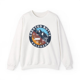 Crested Butte, Colorado Sweatshirt - Ski Lift Crested Butte Crewneck Sweatshirt