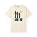 Maine T Shirt, Comfort Colors Cotton 100% Cotton Trees Tee-1