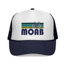 Moab, Utah Retro Bike Trucker Hat - Vintage Style Moab Cap-5