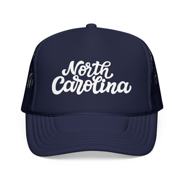 Buy dark-navy North Carolina Trucker Hat - North Carolina Cap