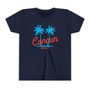 Cancun, Mexico Youth Shirt - Retro Palm Tree Cancun Kid's T-Shirt-1