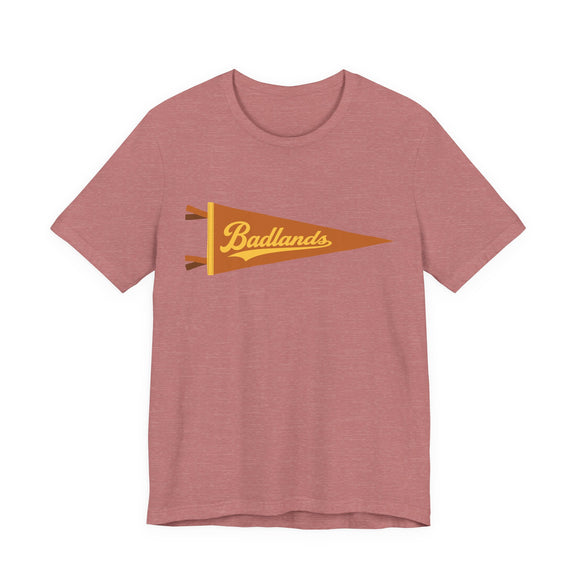 Badlands National Park Pennant T-Shirt — Vintage Camp Flag Tee
