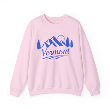 Buy light-pink Vermont Sweatshirt - Unisex Mountain Vermont Sweatshirt