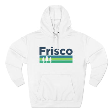 Buy white Premium Frisco, Texas Hoodie - Retro Unisex Frisco Sweatshirt