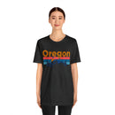 Oregon T-Shirt - Mountain Sunset Unisex Oregon Shirt-45