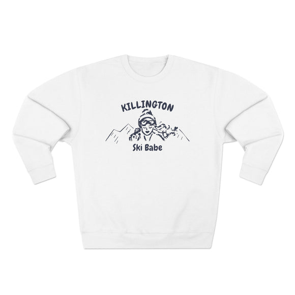 Premium Killington, Vermont Ski Babe Sweatshirt