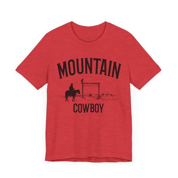 Mountain Cowboy T Shirt - Mountain Graphic Tee