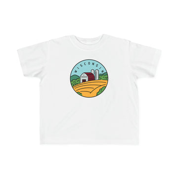 Wisconsin Toddler T-Shirt - Unisex Toddler Wisconsin Shirt