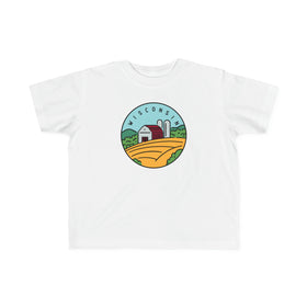 Wisconsin Toddler T-Shirt - Unisex Toddler Wisconsin Shirt