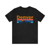 Denver, Colorado Shirt - Mountain Sunset Unisex Denver T-Shirt