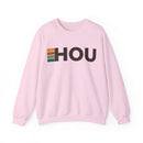 Houston, Texas HOU Retro Stripe Sweatshirt-5