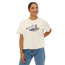 Hawaii Surfer Girl Tee | 100% Cotton Women's Boxy Tee-5