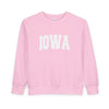 Iowa Toddler Sweatshirt - Iowa Toddler Crewneck Sweatshirt