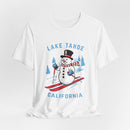 Lake Tahoe, California T Shirt - Ski Snowman Graphic Tee-7