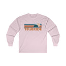 Telluride, Colorado Long Sleeve Shirt - Retro Unisex Telluride Long Sleeve Tee-7