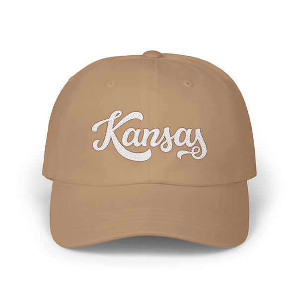 Kansas Dad Hat - Embroidered Kansas Classic Dad Cap
