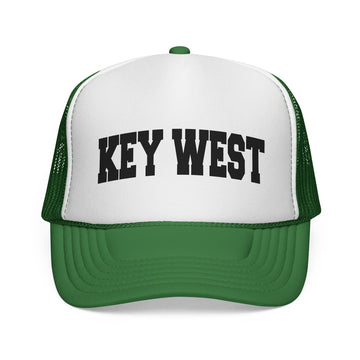 Buy green Key West, Florida Collegiate Style Trucker Hat