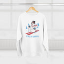 Premium California Skiing Snowman Sweatshirt-6