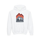 Colorado Youth Hoodie - Retro Mountain Colorado Youth Sweatshirt-1