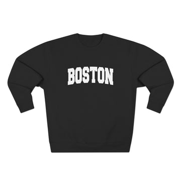 Buy black Premium Boston, Massachusetts Retro Graphic Sweatshirt