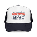 Red River, New Mexico Après-ski Trucker Hat — Foam Mesh Cap-1