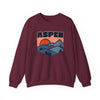 Aspen, Colorado Sweatshirt Retro Mountains, Aspen Unisex Graphic Crewneck