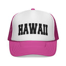 Hawaii Retro Collegiate Style Trucker Hat-7