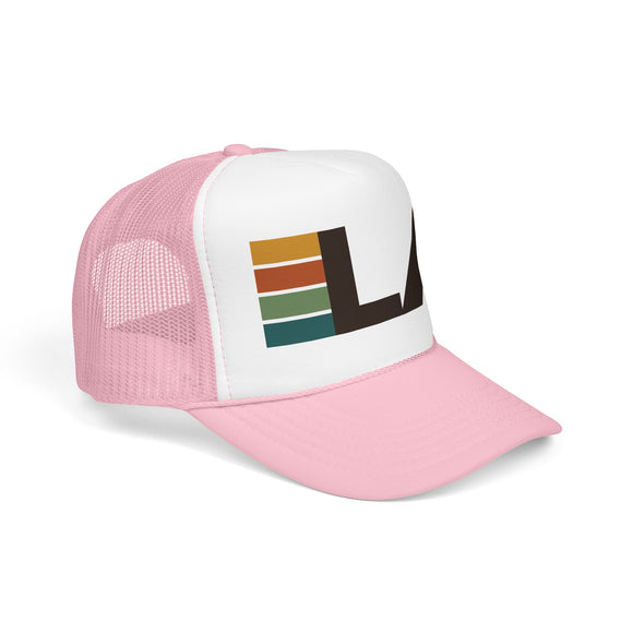 Los Angeles, California Trucker Hat - LA Abbr retro cap