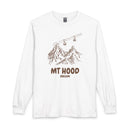 Mt Hood, Oregon Long Sleeve T-Shirt - Ski Mountain Gondola-1