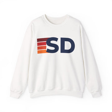 South Dakota Retro Sweatshirt | Retro Stripes South Dakota