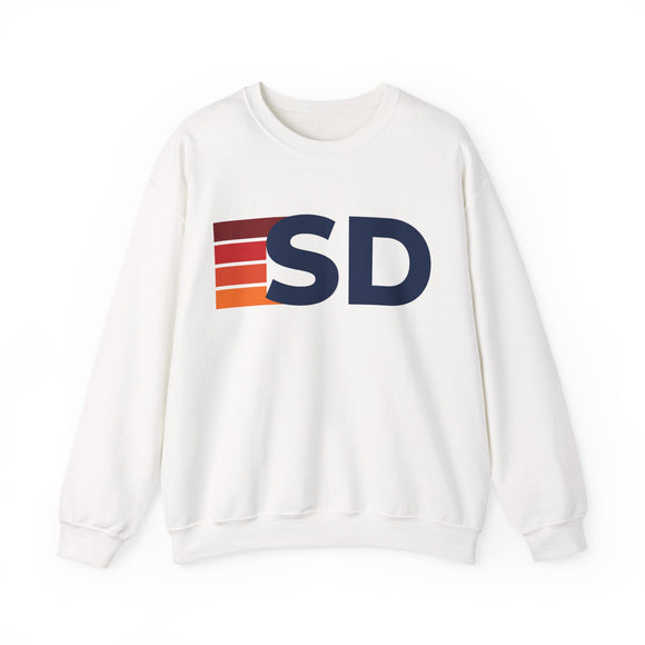 South Dakota Retro Sweatshirt | Retro Stripes South Dakota
