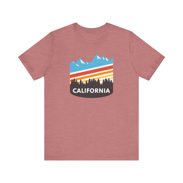 California T-Shirt - Retro Unisex California Shirt