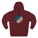 Premium Seattle, Washington Retro Circle Hoodie — Vintage 70s Striped Logo Pullover-5